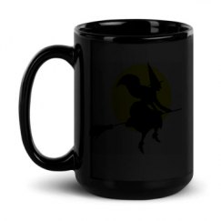 15oz Black Glossy Mug