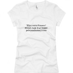 Ladies Slim Fit Basic Promo Jersey Tee