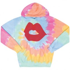 Unisex Tie-Dye Fleece Hoodie