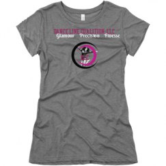 Ladies Slim Fit Super Soft Triblend Tee