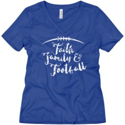 Ladies Relaxed Fit V-Neck Tee