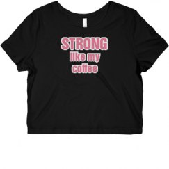 Ladies Slim Fit Crop Top Tee