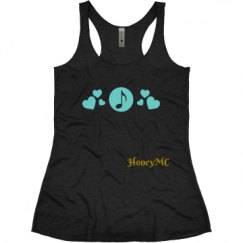 Ladies Slim Fit Super Soft Racerback Triblend Tank