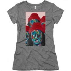 Ladies Slim Fit Super Soft Triblend Tee