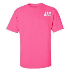 Unisex Ultra Cotton Safety Neon Crewneck Tee