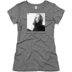 Ladies Slim Fit Super Soft Triblend Tee