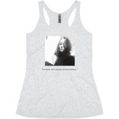 Ladies Slim Fit Super Soft Racerback Triblend Tank