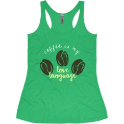 Ladies Slim Fit Super Soft Racerback Triblend Tank