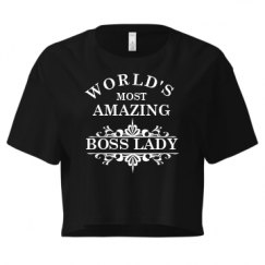 Ladies Festival Cali Crop Top Tee