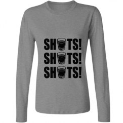 Ladies Relaxed Fit Basic Long Sleeve Tee