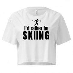 Ladies Festival Cali Crop Top Tee