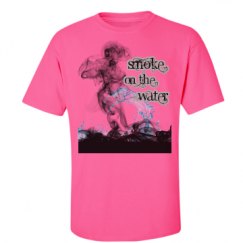 Unisex Ultra Cotton Safety Neon Crewneck Tee