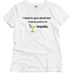 Blood type = Tequila