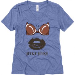 Ladies Relaxed Fit Super Soft Triblend V-Neck Tee