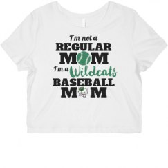 Ladies Slim Fit Crop Top Tee