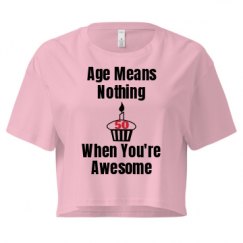 Ladies Festival Cali Crop Top Tee