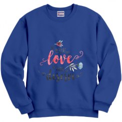 Unisex Film and Foil Crewneck Sweatshirt