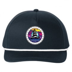 Snapback Five-Panel Rope Hat