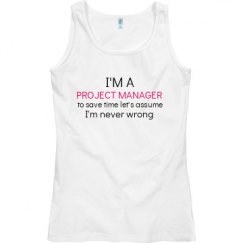 Ladies Semi-Fitted Tank