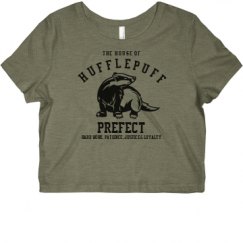 Ladies Slim Fit Crop Top Tee