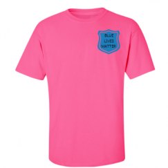 Unisex Ultra Cotton Safety Neon Crewneck Tee