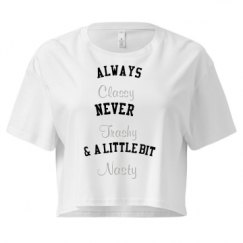 Ladies Festival Cali Crop Top Tee