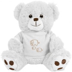 Happy elephant family