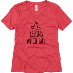 Ladies Relaxed Fit Super Soft Triblend V-Neck Tee