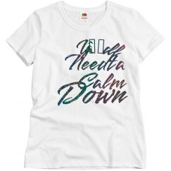 Ya’ll need trendy glitter font tee