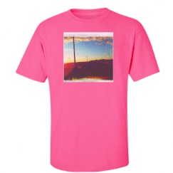 Unisex Ultra Cotton Safety Neon Crewneck Tee