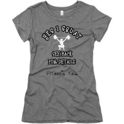Ladies Slim Fit Super Soft Triblend Tee