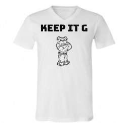 Unisex V-Neck Jersey Tee