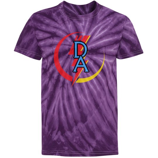 “DA Multi Logo” Youth Tie-Dye Tee