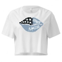 Ladies Festival Cali Crop Top Tee