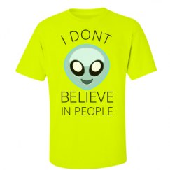 Unisex Ultra Cotton Safety Neon Crewneck Tee