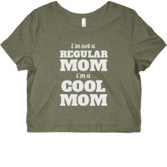 Ladies Slim Fit Crop Top Tee