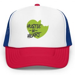 Hustle & Heart Cap- Lime