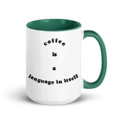 15oz Ceramic Mug with Color Inside