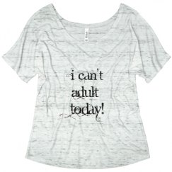 Ladies Flowy Slouchy Tee