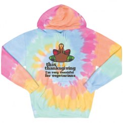 Unisex Tie-Dye Fleece Hoodie