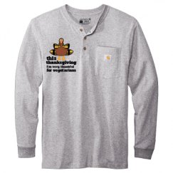 Unisex Carhartt Long Sleeve Henley Tee