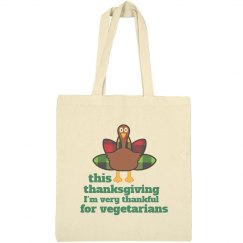 Thanksgiving Canvas Tote Bag