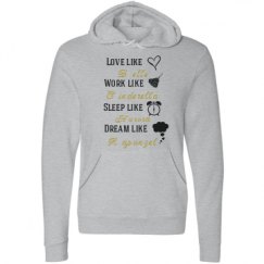 Unisex Fleece Pullover Midweight Hoodie