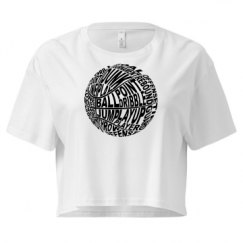 Ladies Festival Cali Crop Top Tee