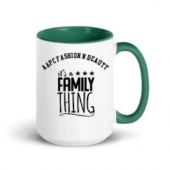 15oz Ceramic Mug with Color Inside