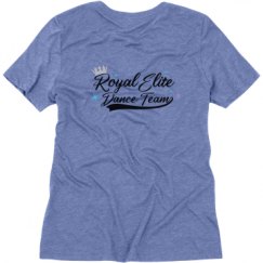 Ladies Relaxed Fit Super Soft Triblend V-Neck Tee