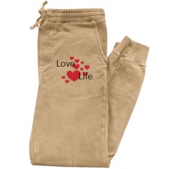 Pigment-Dyed Fleece Pants