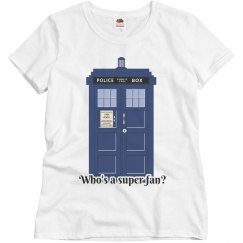 British Tardis Super Fan Tee