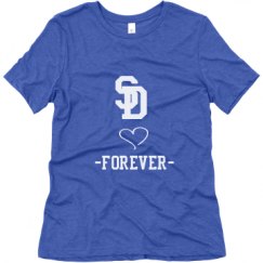 Ladies Relaxed Fit Super Soft Triblend Tee