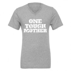 Unisex CVC Jersey V-Neck T-Shirt